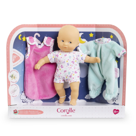 Jucarii - COROLLE MPP SET BEBELUSUL CALIN NOAPTE BUNA ALB 20CM