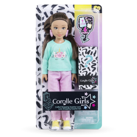 Jucarii - COROLLE SET CUMPARATURI SURPRIZA PAPUSA LUNA 28CM