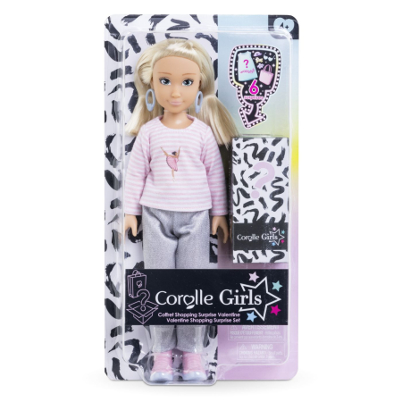 Jucarii - COROLLE SET CUMPARATURI SURPRIZA PAPUSA VALENTINE 28CM