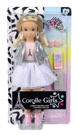 Jucarii - COROLLE SET SAPTAMANA MODEI LA PARIS PAPUSA VALENTINE 28CM