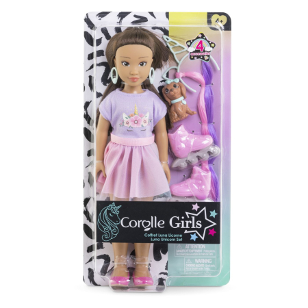 Jucarii - COROLLE SET UNICORN PAPUSA LUNA 28CM