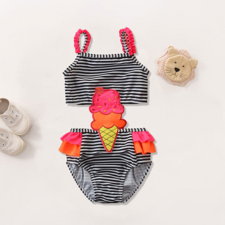 Costume de baie copii - Costum de baie decupat Inghetata Drool