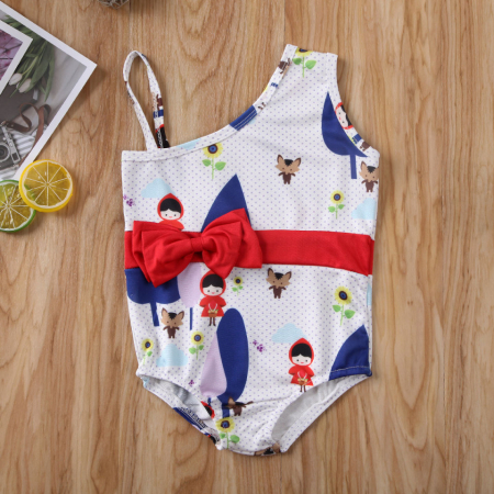 Costume de baie copii - Costum de baie Summer Drool - Scufita rosie