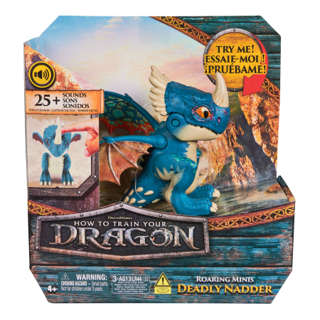 Jucarii - CUM SA ITI DRESEZI DRAGONUL FIGURINA DRAGON DEADLY NADDER CU SUNETE