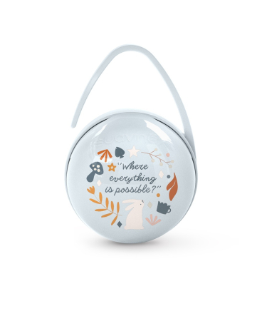 Accesorii hrănire bebeluși - Cutie pentru suzetă, albastru, Wonderland, Suavinex