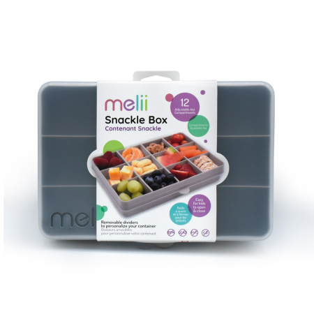 Accesorii Copii - CUTIE SNACK 12 COMPARTIMENTE, MELII, GREY