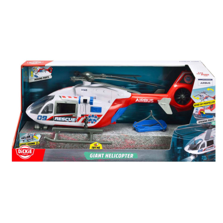 Jucarii - DICKIE ELICOPTER AIRBUS INTERACTIV CU LUMINI SI SUNETE 54CM