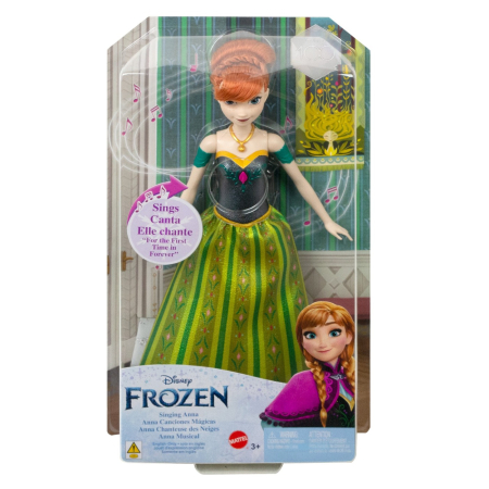 Papusi si accesorii - DISNEY FROZEN PAPUSA ANNA CANTAREATA