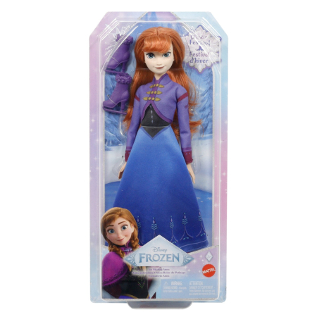 Papusi si accesorii - DISNEY FROZEN PAPUSA ANNA PATINATOARE