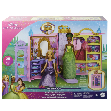 Papusi si accesorii - DISNEY PRINCESS SET PREGATIRE PENTRU BAL