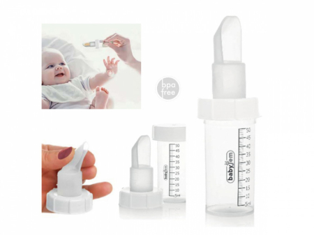 Accesorii hrănire bebeluși - Dispozitiv cu gradatie pentru administrare lapte matern sau medicamente BabyJem