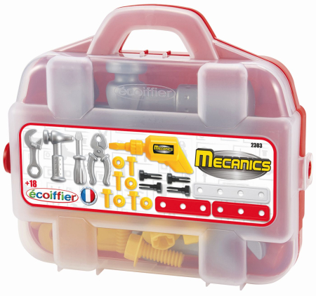 Jucarii - ECOIFFIER SET INSTRUMENTE MECANIC CU 20 PIESE