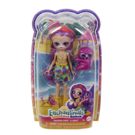 Papusi si accesorii - ENCHANTIMALS PAPUSI SI ANIMALUTE SABINDRA SLOTH SI HANG