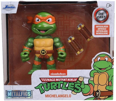 Jucarii - FIGURINA METALICA TESTOASELE NINJA PERSONAJUL MICHELANGELO