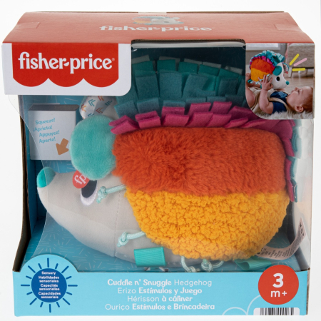 Jucarii pentru bebelusi - FISHER PRICE ARICIUL CU ACTIVITATI SENZORIALE