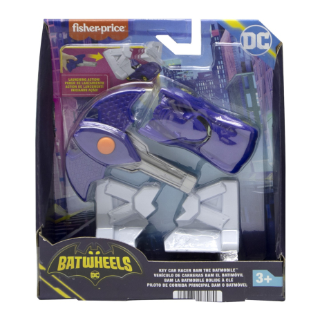Masinute, Motociclete, Elicoptere, Avioane - FISHER PRICE BATWHEELS MASINUTA ALBASTRA SCARA 1:55