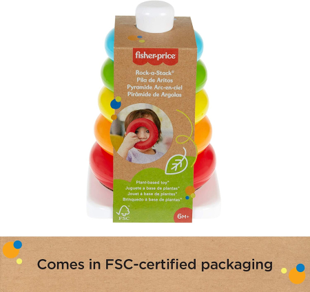 Jucarii pentru bebelusi - FISHER PRICE CONSTRUIESTE PIRAMIDA