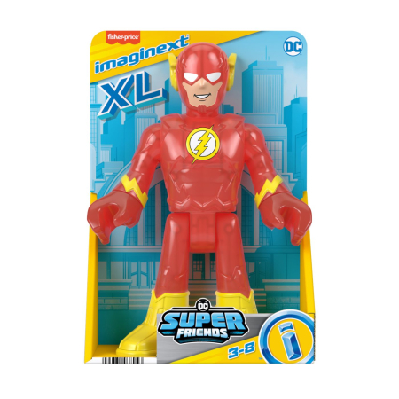 Figurine cu eroi si personaje - FISHER PRICE IMAGINEXT DC SUPER FRIENDS FIGURINA FLASH XL