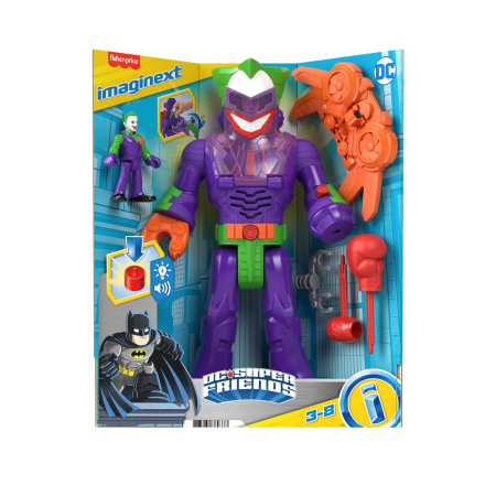 Figurine cu eroi si personaje - FISHER PRICE IMAGINEXT DC SUPER FRIENDS ROBOT JOKER 30CM