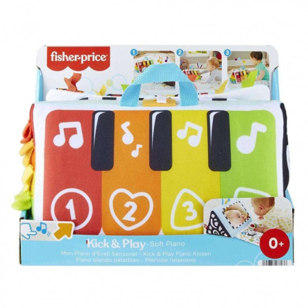 Jucarii pentru bebelusi - FISHER PRICE KICKu0026PLAY PIAN MOALE