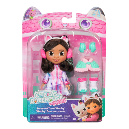 Papusi si accesorii - GABBYS DOLLHOUSE FILMUL PAPUSA TINUTA DE IARNA CU ACCESORII