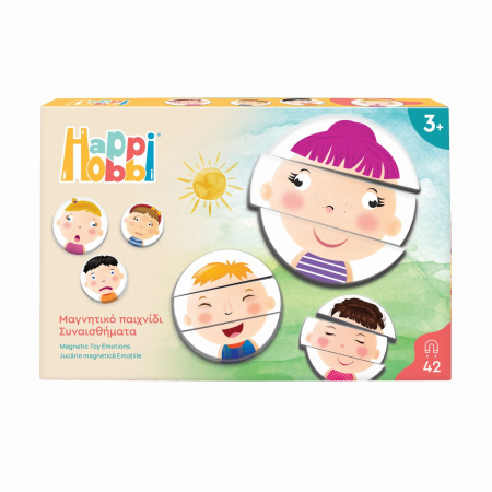 Jucării creative și jocuri de rol - HAPPI HOBBI JOC MAGNETIC INVATARE EMOTIONALA
