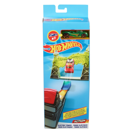 Masinute, Motociclete, Elicoptere, Avioane - HOT WHEELS ACTION CLASSIC STUNT TURNUL ELECTRIC