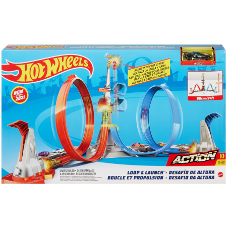Masinute, Motociclete, Elicoptere, Avioane - HOT WHEELS ACTION PISTA CAMPIONILOR