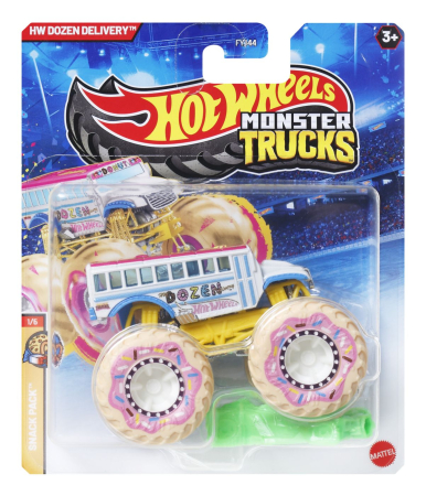Masinute, Motociclete, Elicoptere, Avioane - HOT WHEELS MONSTER TRUCK MASINUTA DOZEN DELIVERY SCARA 1:64