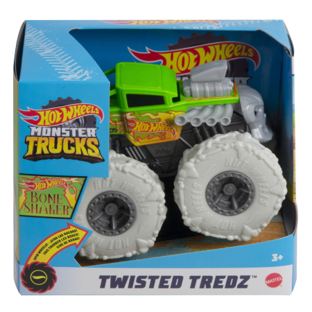 Masinute, Motociclete, Elicoptere, Avioane - HOT WHEELS MONSTER TRUCK MASINUTA TWISTER TREDZ BONE SHAKER SCARA 1:43