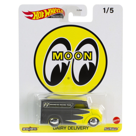 Masinute, Motociclete, Elicoptere, Avioane - HOT WHEELS PREMIUM REAL RIDERS POP CULTURE MASINUTA METALICA DAIRY DELIVERY SCARA 1:64