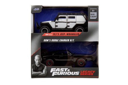 Jucarii - JADA FAST AND FURIOUS SERIA LEGACY SET 2 MASINI METALICE JEEP WRANGLER 1 LA 32