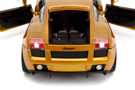 Jucarii - JADA FAST FURIOUS MASINUTA METALICA LAMBORGHINI GALLARDO AURIU SCARA 1 LA 24