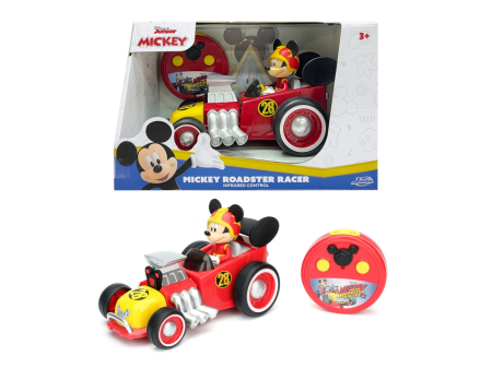 Mașinuțe cu telecomandă - JADA MASINUTA IRC MICKEY ROADSTER RACER 19CM