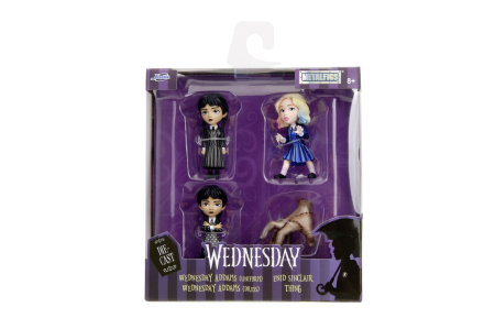 Jucarii - JADA WEDNESDAY SET 4 FIGURINE METALICE 6.5CM