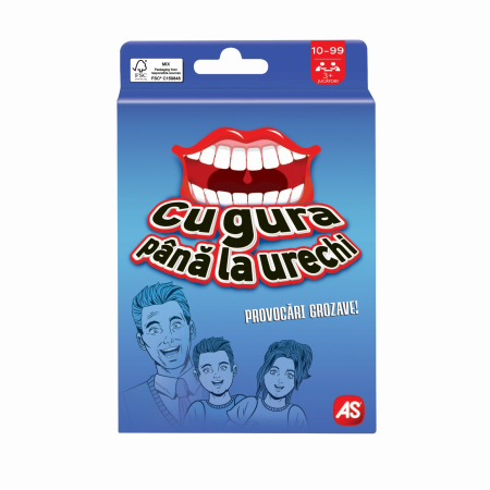Jucarii - JOC DE CARTI CU GURA PANA LA URECHI