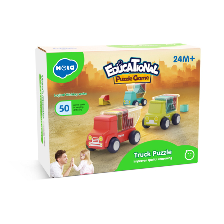 Jucarii pentru bebelusi - JOC EDUCATIONAL CAMIONUL BUCLUCAS