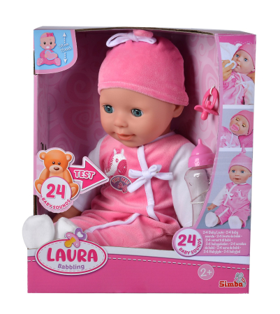 Jucarii - LAURA BABBLING BEBELUS 38CM