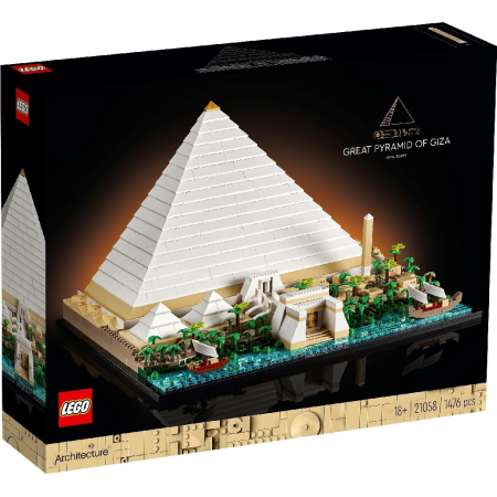 Seturi de construcție și cuburi - LEGO ARCHITECTURE MAREA PIRAMIDA DIN GIZA 21058