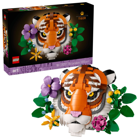 Seturi de construcție și cuburi - LEGO ART COLECTIA DE FAUNA TIGRU 31217