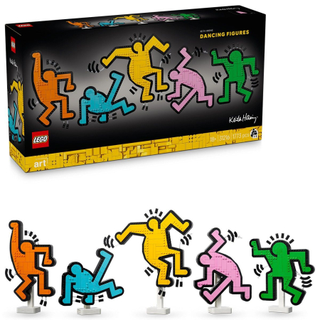 Seturi de construcție și cuburi - LEGO ART KEITH HARING FIGURINE CARE DANSEAZA 31216