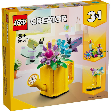 Seturi de construcție și cuburi - LEGO CREATOR 3IN1 FLORI IN STROPITOARE 31149