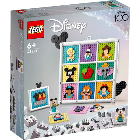 Seturi de construcție și cuburi - LEGO DISNEY CLASSIC 100 DE ANI DE FIGURI EMBLEMATICE DE ANIMATIE DISNEY 43221