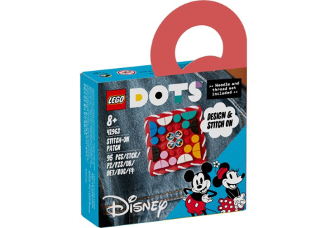 Seturi de construcție și cuburi - LEGO DOTS PATCH MICKEY MOUSE SI MINNIE MOUSE 41963
