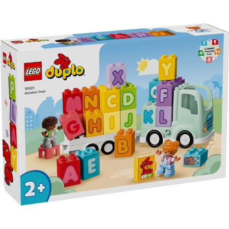 Seturi de construcție și cuburi - LEGO DUPLO CAMION CU ALFABET 10421