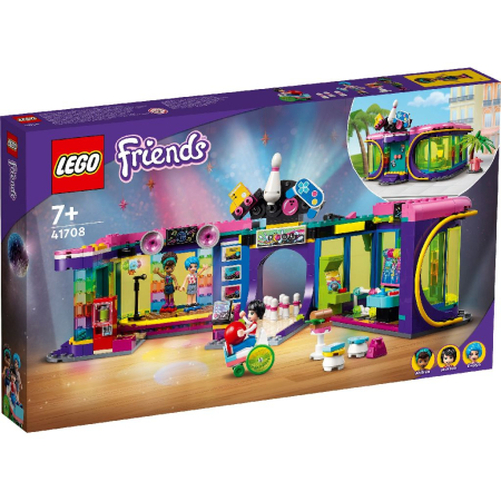 Seturi de construcție și cuburi - LEGO FRIENDS GALERIA DISCO CU JOCURI ELECTRONICE 41708