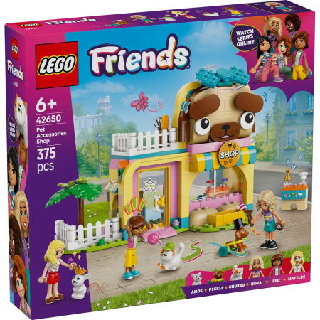 Seturi de construcție și cuburi - LEGO FRIENDS MAGAZIN DE ACCESORII PENTRU ANIMALE DE COMPANIE 42650