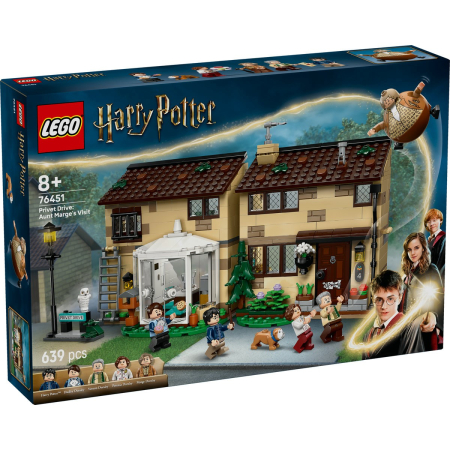 Seturi de construcție și cuburi - LEGO HARRY POTTER PRIVET DRIVE VIZITA MATUSII MARGE 76451