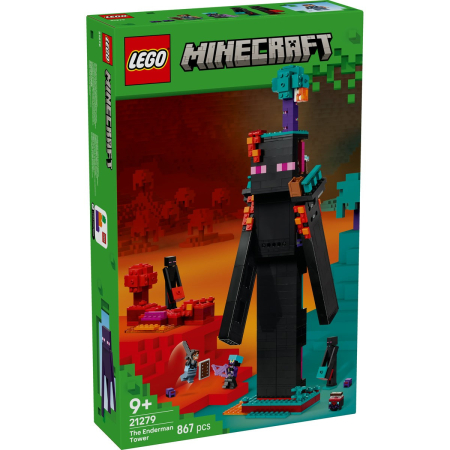 Seturi de construcție și cuburi - LEGO MINECRAFT TURNUL ENDERMAN 21279