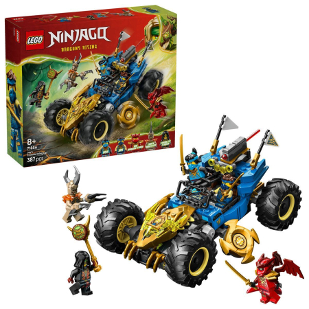 Seturi de construcție și cuburi - LEGO NINJAGO MASINA TRANSFORMABILA A LUI JAY 71856